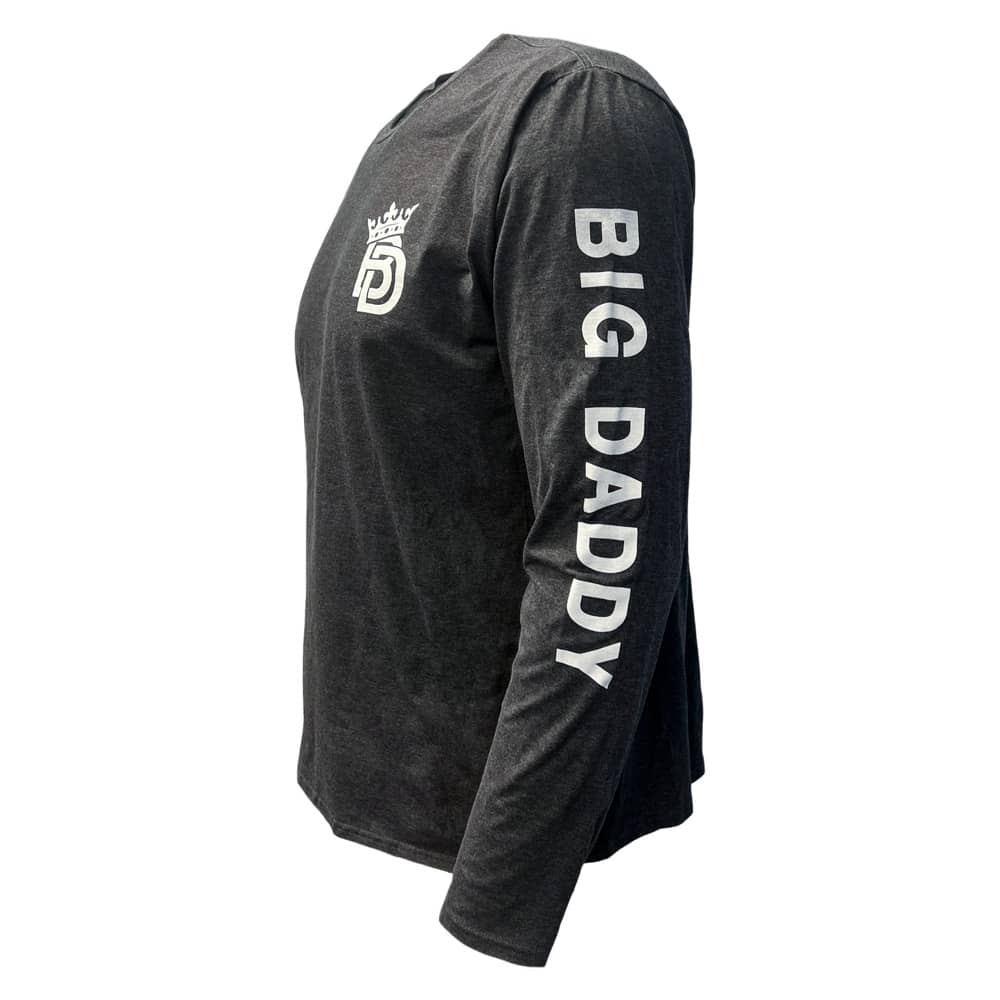 Big Daddy Long Sleeve Print (Dark Grey Heather) | Sizes 2XL Big Daddy Long Sleeve Print (Dark Grey Heather) | Sizes 2XL