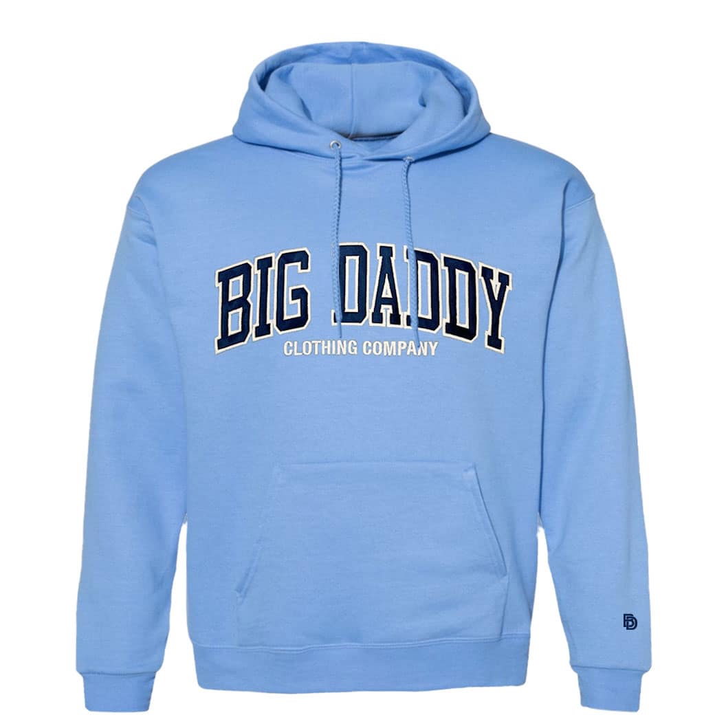 Big Daddy Arch Applique Hoodie (Carolina Blue)