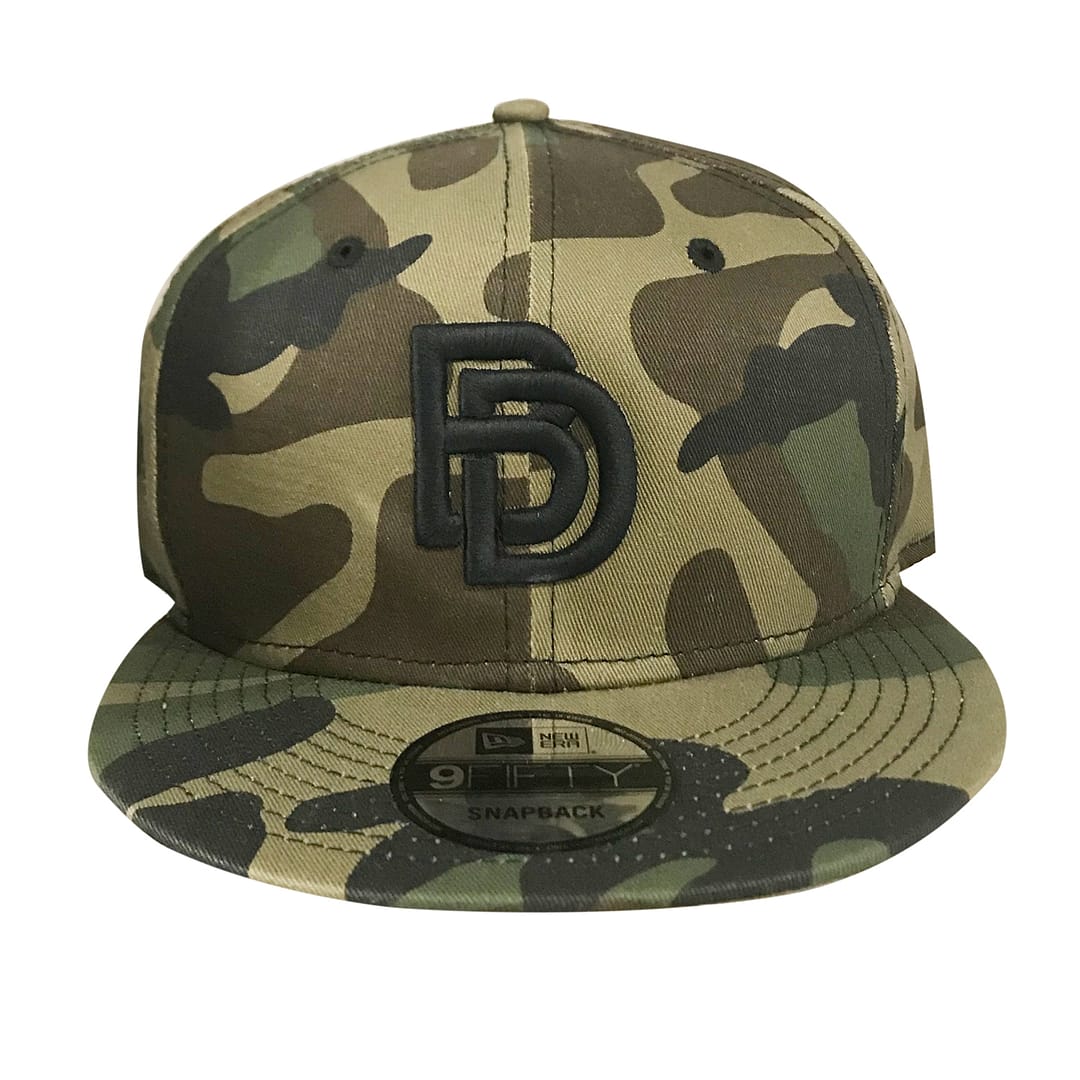 Big Daddy Puff "Logo" Snapback Hat (Camo)