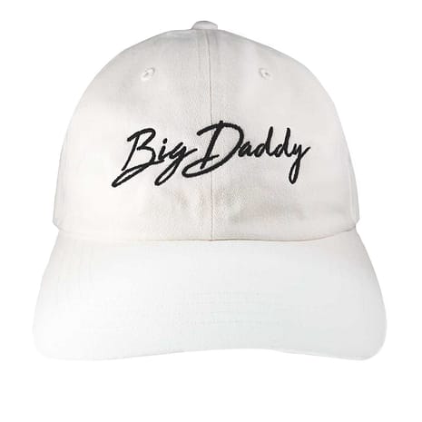 Big Daddy “Signature” Dad Hat (White)