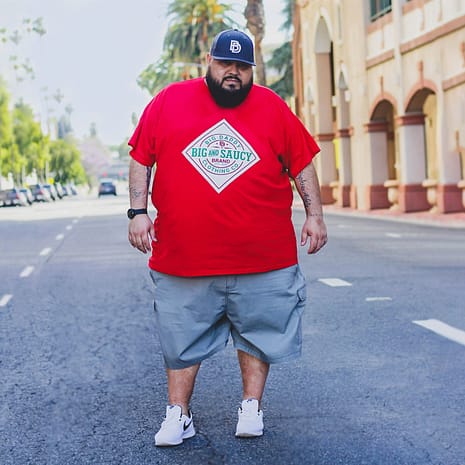 Big & Saucy Big Daddy Tee in Red Big & Saucy Big Daddy Tee in Red