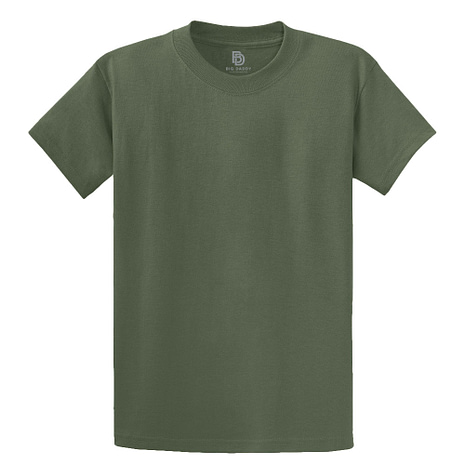Big Daddy Basic Tee in Military Green Big Daddy Basic Tee in Military Green