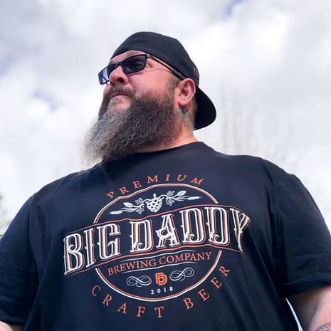 Big Daddy Brewing Company Tee in Black Big Daddy Brewing Company Tee in Black