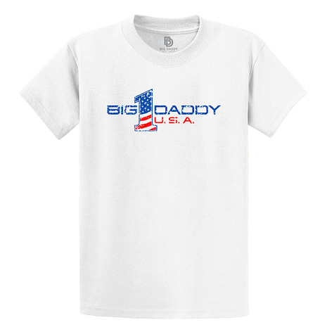 Big Daddy USA Tee in White