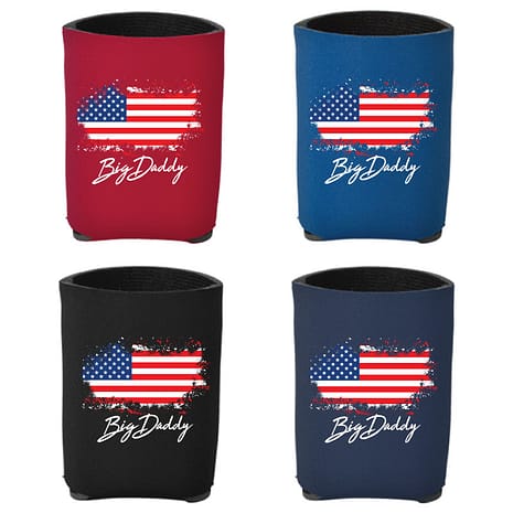 Big Daddy Flag Koozie
