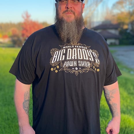 Big Daddy Pawn Shop Tee in Black Big Daddy Pawn Shop Tee in Black