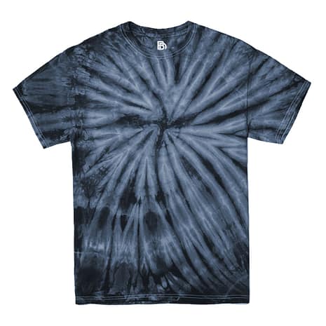 Spiral Tie Dye Heather Navy Tee