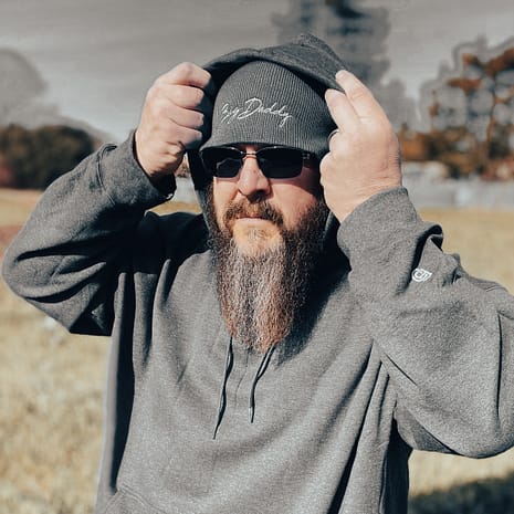 Jason Big Daddy Grey Hoodie and Beanie Big Daddy Signature Skull Cap Beanie