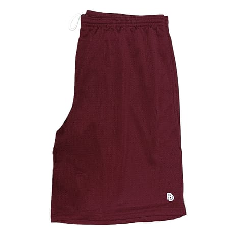 BD01230133_Big-Daddy-Mesh-Shorts-Maroon Big Daddy Mesh Shorts in Maroon. Sizes 2XL-8XL and 2XLT-4XLT