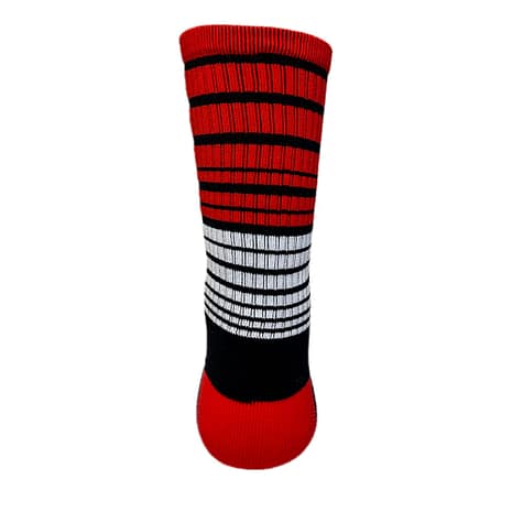 Big Daddy Stripes Socks in black/white/red4 Big Daddy Stripes Socks in black/white/red