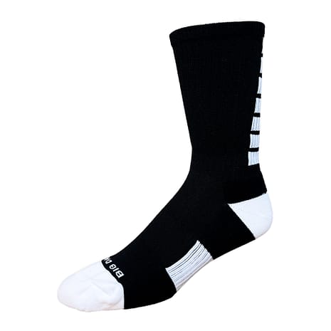 Big Daddy Stripes Socks in black/white1 Big Daddy Stripes Socks in black/white.