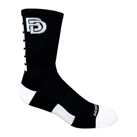 Big Daddy Stripes Socks in black/white.