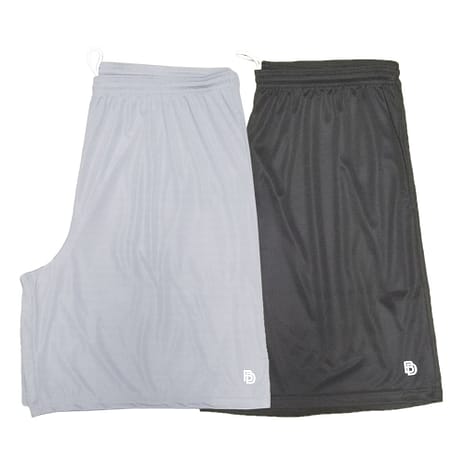 Big Daddy Black and Grey Athletic Shorts