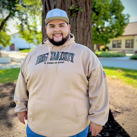 Big Daddy Applique Hoodie in Sand Big Daddy Applique Hoodie in Sand