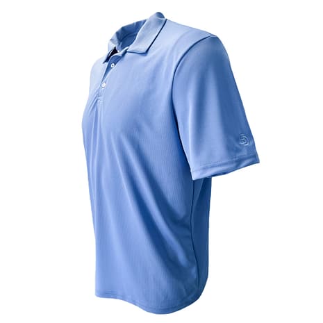 Big Daddy Basics Polo in Philly Blue. 100% Moisture Wicking Polyester with Micro Pique Texture. Big Daddy Basics Polo in Philly Blue. 100% Moisture Wicking Polyester with Micro Pique Texture.