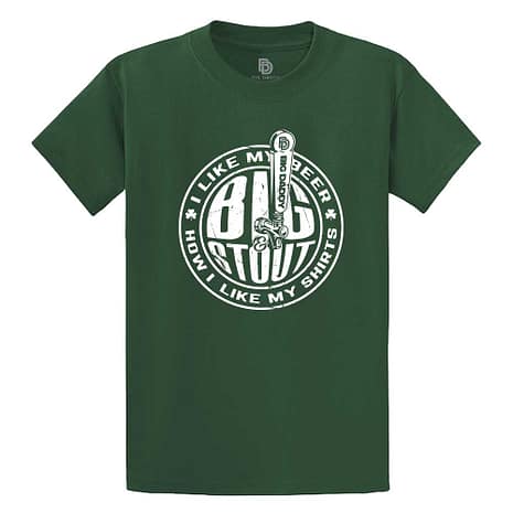 Big & Stout Short Sleeve Tee (Forest Green) | Sizes 2XL - 10XL
