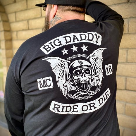 RED TAiL/BiG DADDY MC Sweater(BLK-WIN)XL