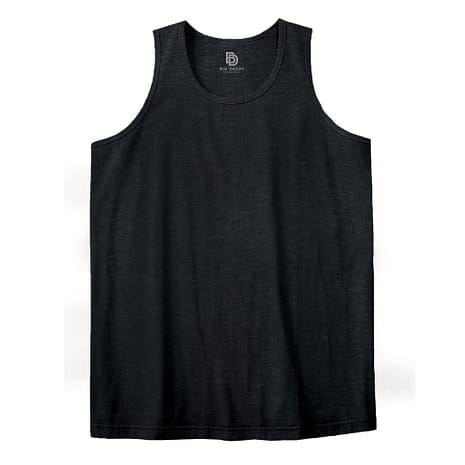 BD01350177-Big-Daddy-Basics-Tank-Dark-Heather-Grey Big Daddy Basic Tank in Dark Heather Grey. Sizes 2XL to 10XL and 2XLT to 5XLT