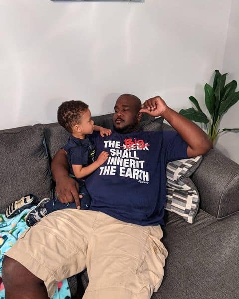 The Big Shall Inherit The Earth Short Sleeve Tee (Team Navy)
