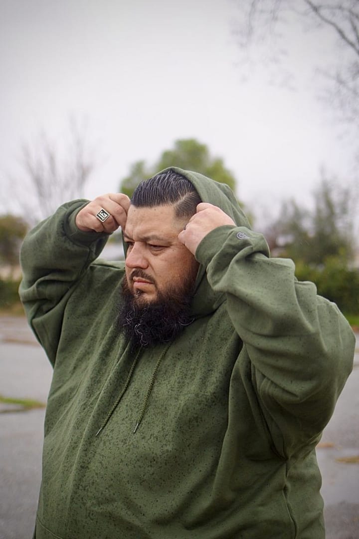 Big Daddy Basics Hoodie in Military Green