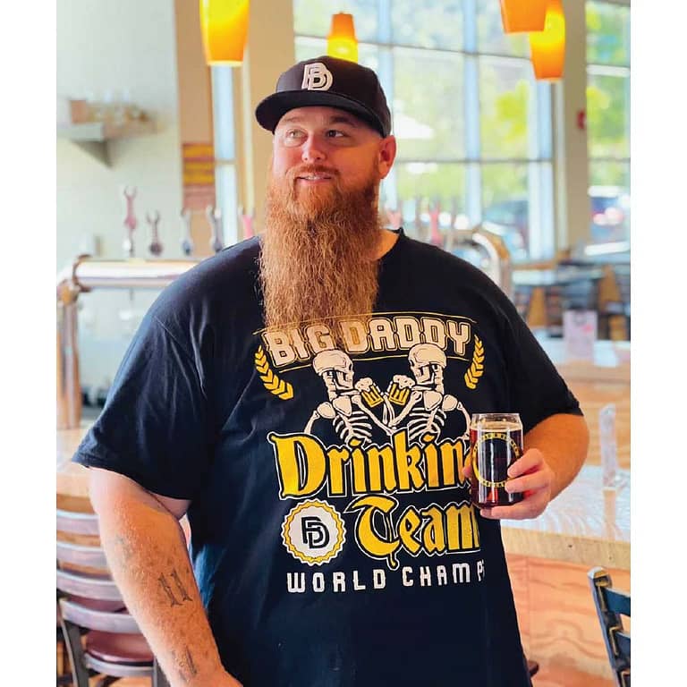 Big Daddy Drinking Team Tee in black Size 4XL