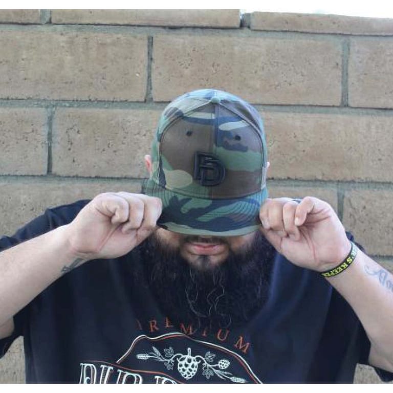 Big Daddy Puff Logo Camo Hat