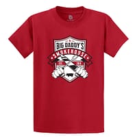 Big Daddy's Smoke House Short Sleeve Tee (Red) | Big Daddy