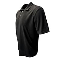 Vasti Apparel Men's Black Polo Shirt