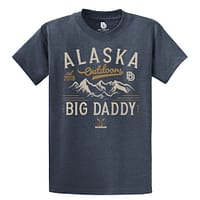 1994-96s Levi’s OUTDOOR ALASKA SHIRTS Alaska Outdoors Tee (Heather Navy) | Sizes 2XL - 10XL