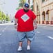 Big & Saucy Big Daddy Tee in Red