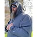 Big Daddy Basics Hoodie in graphite color size 4XL