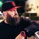 Big Daddy Snapback Hat in Black and Red