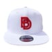 Big Daddy BD White/Red Snapback Hat