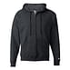 Big Daddy Basics Dark Heather Zip Hoodie