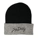 Big Daddy Black and Grey Knit Beanie