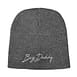 Dark Heather Grey Big Daddy Signature Skull Beanie