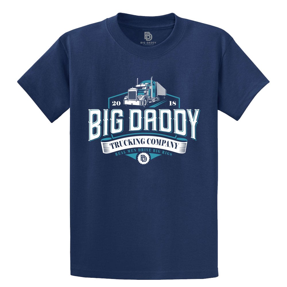 Big Daddy Trucking Short Sleeve Tee (Navy) | Big Daddy Clothing Co.