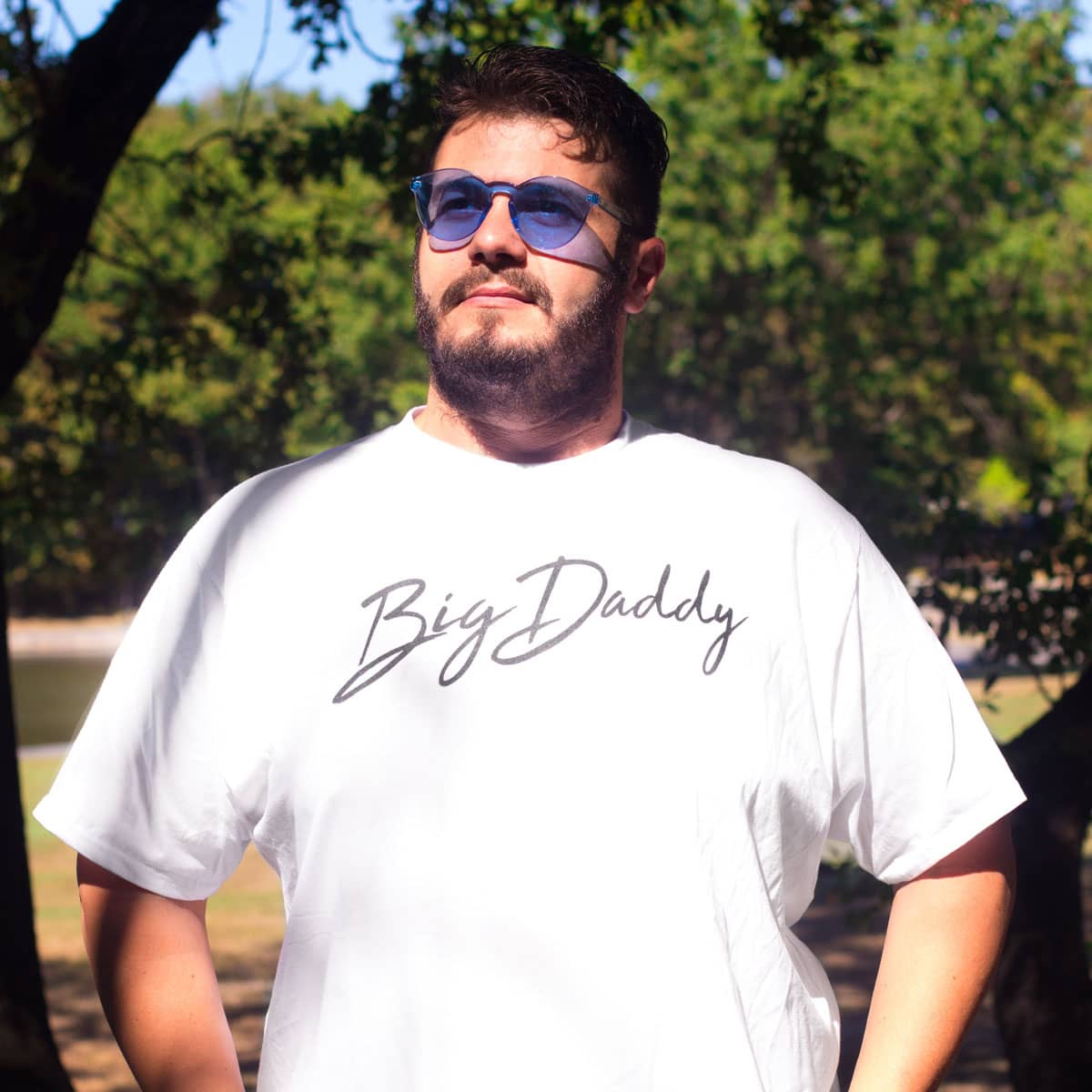 Big Daddy Signature Short Sleeve Tee (White) | Big Daddy Clothing Co.