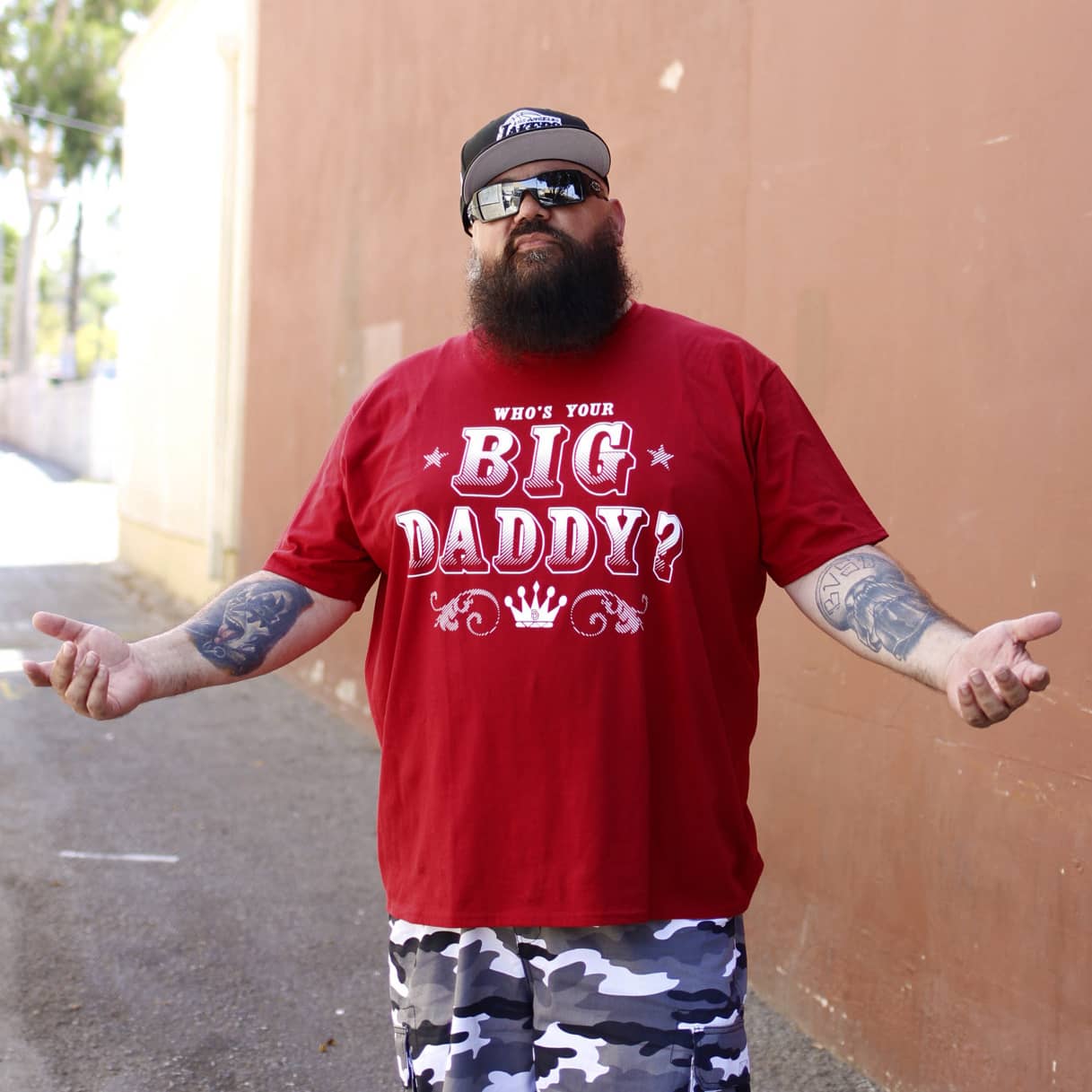 Who's your Big Daddy? Short Sleeve Tee (Cardinal Red)