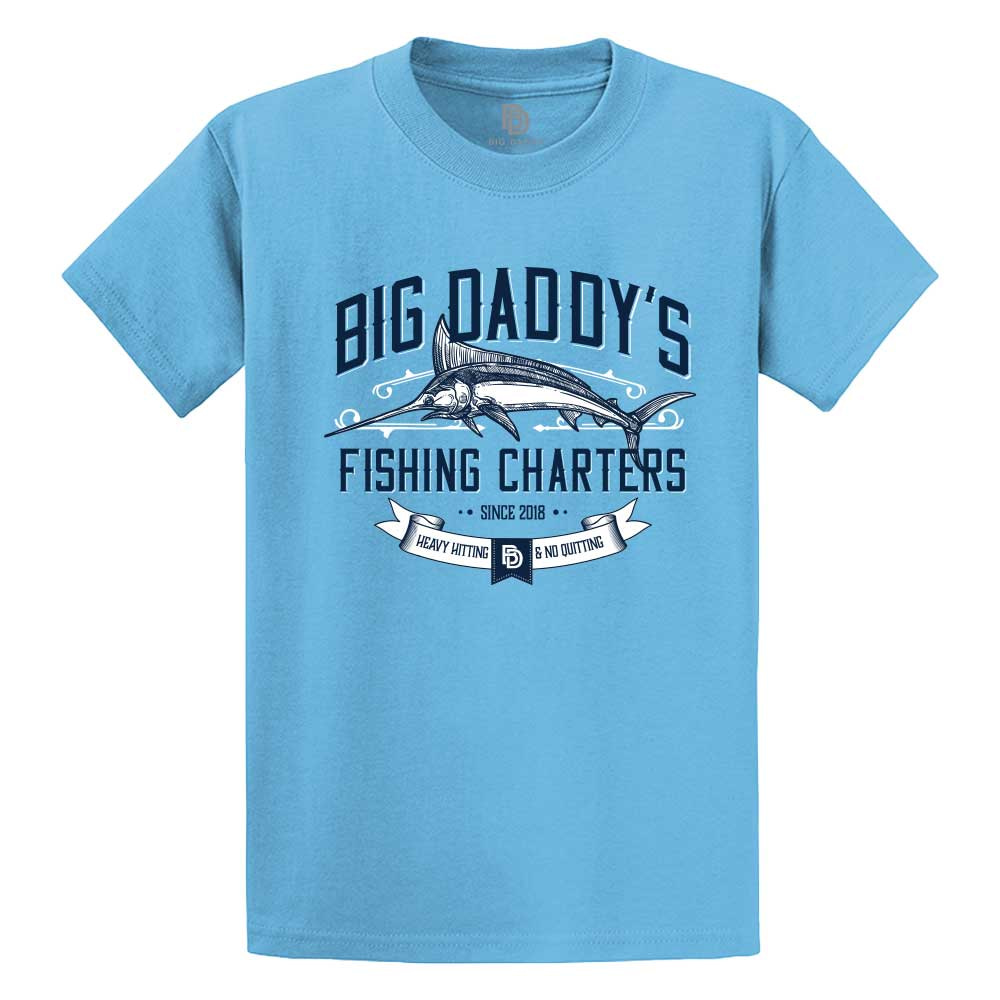 Big Daddy's Fishing Charters Short Sleeve Tee (Tidal Wave)