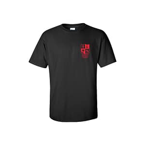 HeritageIrishDace_Fall2018_Black_Shirt_Red_logo