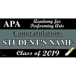 Academy for Performing Arts Graduation 2019 Lawn Sign