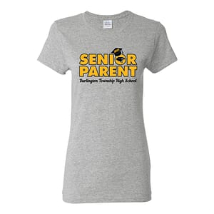 Burlington Township HS Ladies Sport Grey Short Sleeve Tee