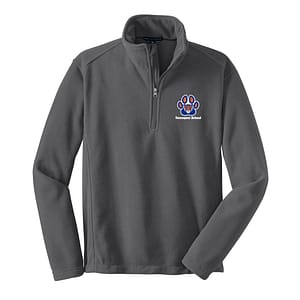 Tamaques School Iron Grey Adult 1/4-Zip Fleece