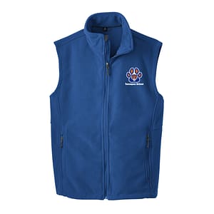 Tamaques School Royal Adult Fleece Vest