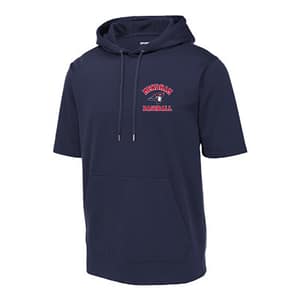 Mendham Baseball Wicking Short Sleeve Hoodie