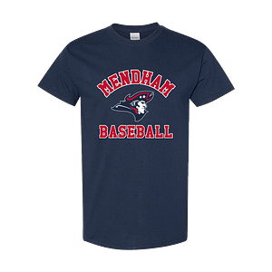 Mendham Baseball Short Sleeve Tee – Navy