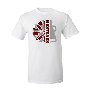 Clifton High School Mustangs Cheer Short Sleeve Tee