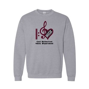 E. Rutherford Music Dept Crewneck Sweatshirt
