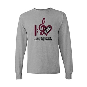 E. Rutherford Music Dept Long Sleeve Tee